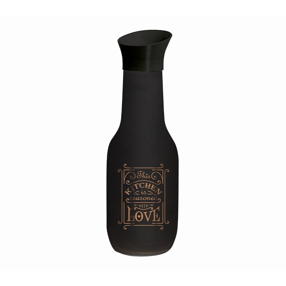 Herevin Colored Caraf Water Bottle - Black