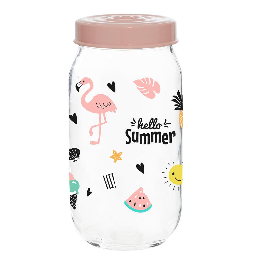 Herevin Decorated Jar - Hello Summer/ 1000ml