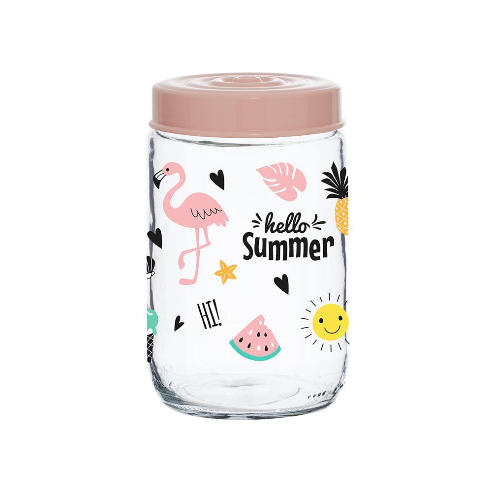 Herevin Decorated Jar - Hello Summer / 660ml