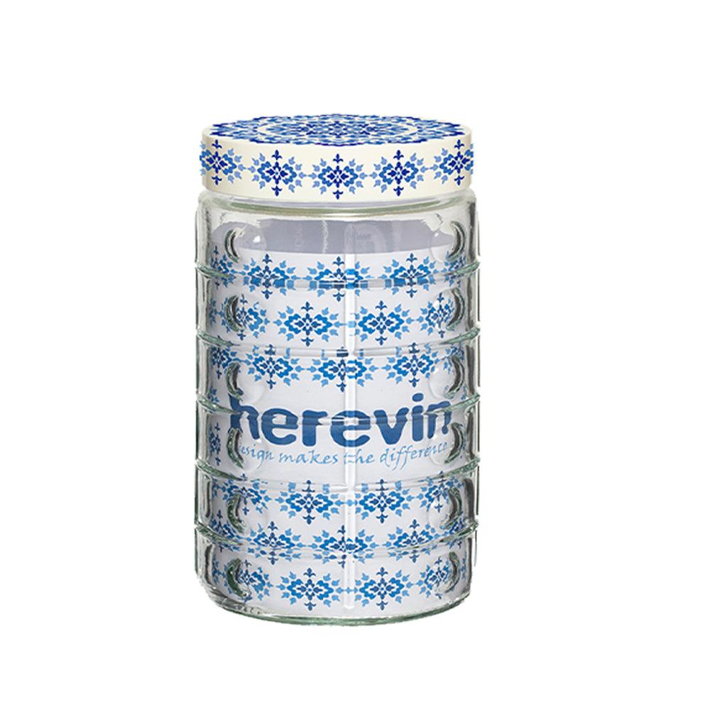 Herevin Embossed Canister Ethnic - 1.35Lt