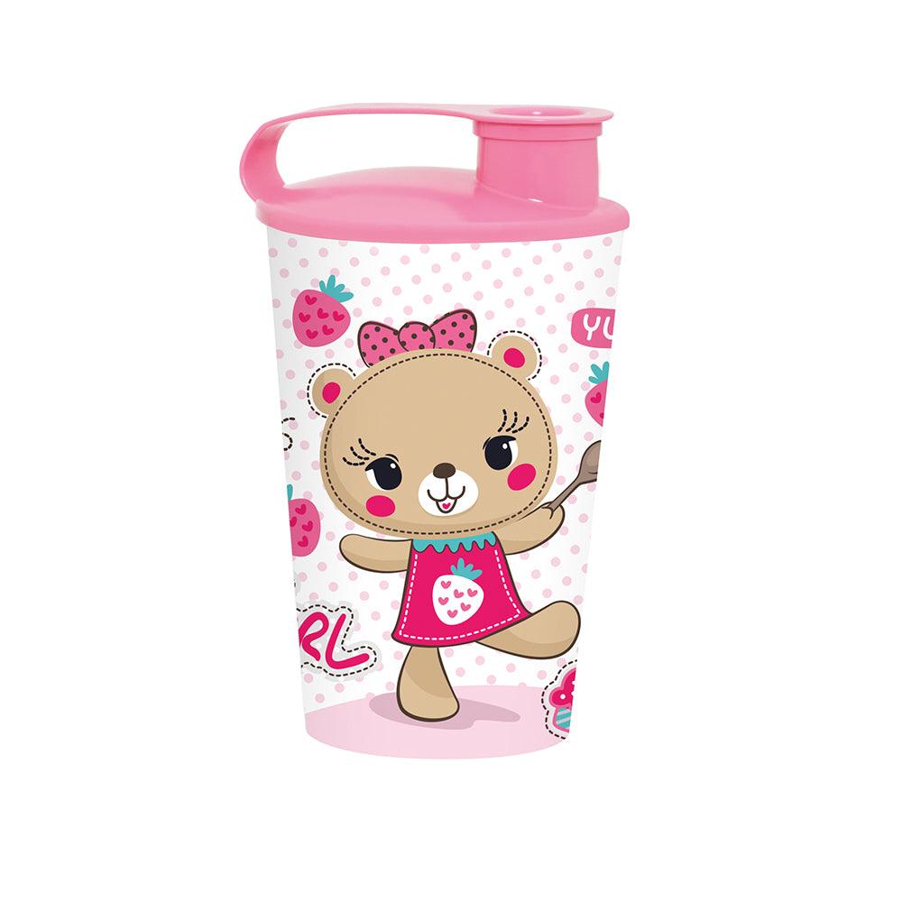 Herevin Tumbler - Pink Bear (Net)