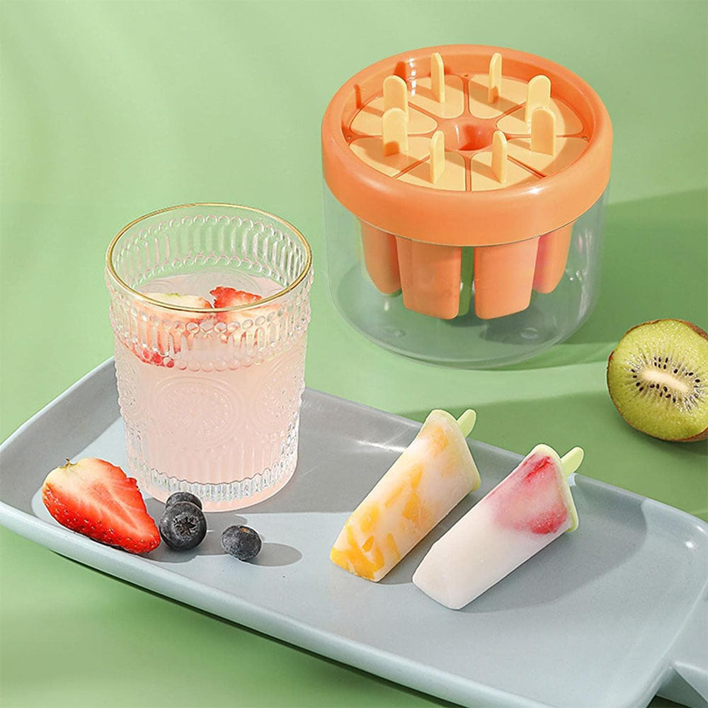 Ice Cream Candy Molds with Sticks Easy ReleaseOrange