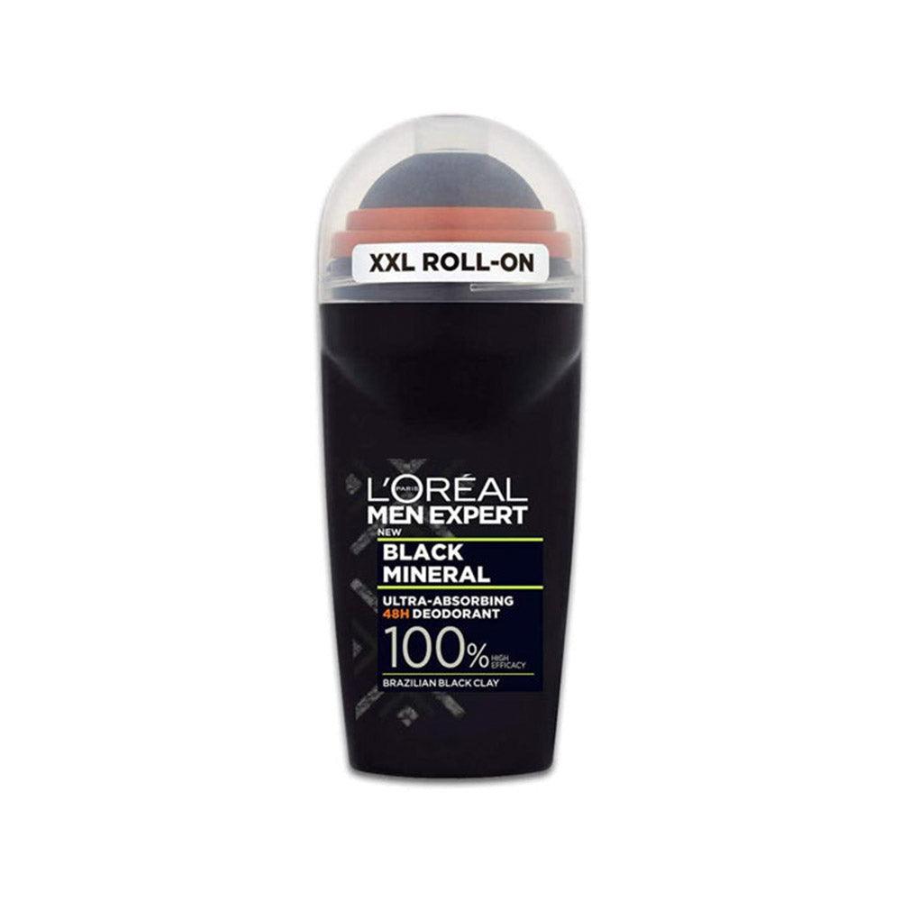 L'Oral Men Expert Black Mineral Deodorant Roll On 50ml
