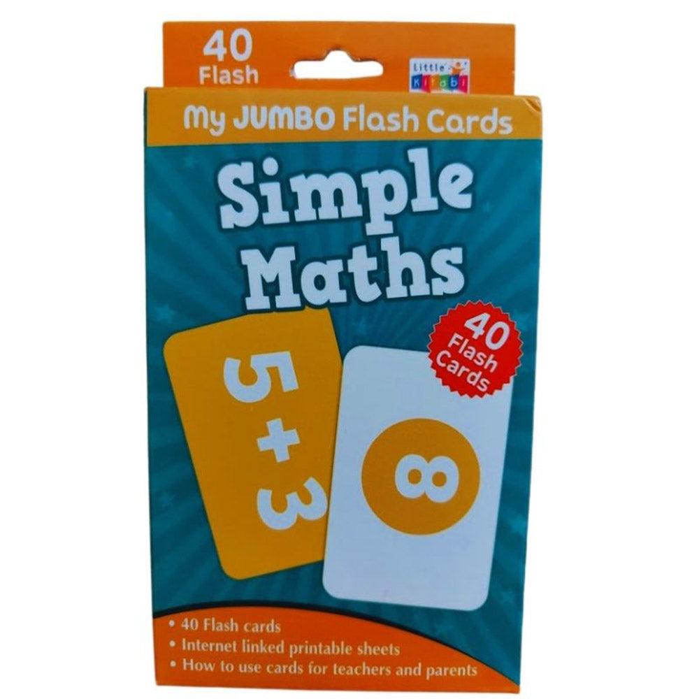Little kitabi 40 Flash Cards Simple Maths