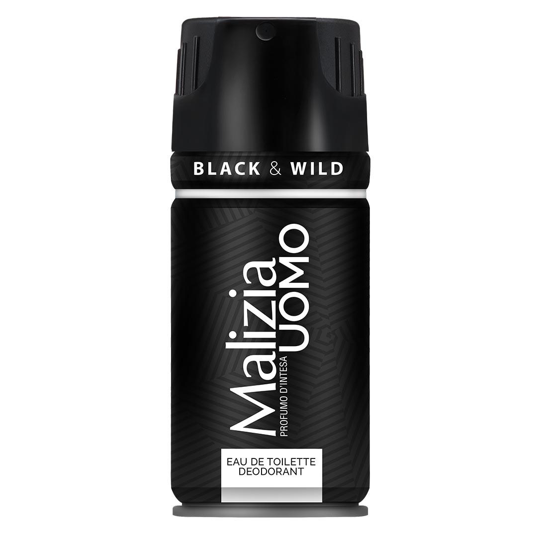 Malizia Uomo Deodorant Black & wild 150 ml