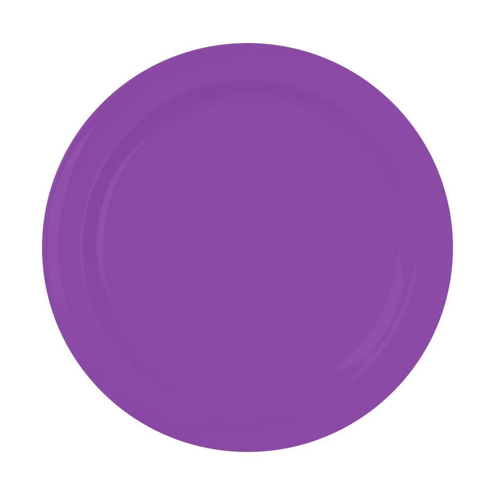 Melamine Colored Rounded Plate /1008