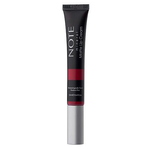 NOTE MINERAL MATTE LIP CREAM 06 GO RED