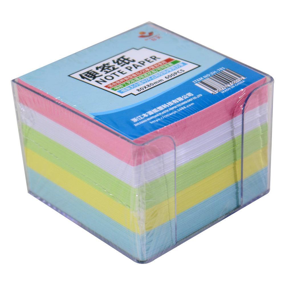 Note Paper 5 colors With Transparent Stand / ZH-701
