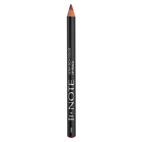 NOTE ULTRA RICH COLOR LIP PENCIL 08 TENDER PINK
