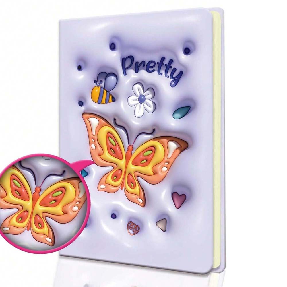 Notebook With 3D EffectPink