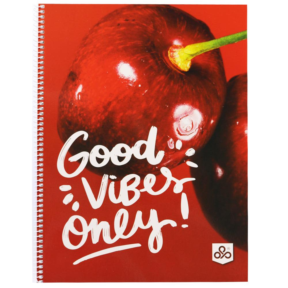 OPP PICTURE spiral notebook - 144 Sheets - 288 Pages - SeyesCherry
