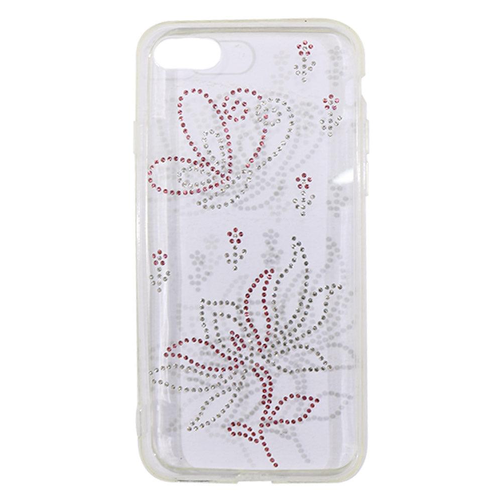 Phone Cover For Iphone 8 (Transparent) / AE-62Flower