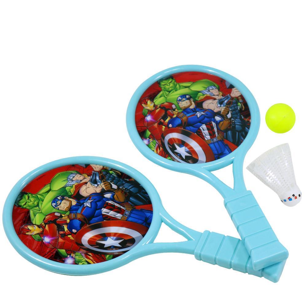 Plastic Kids Character Racket SetAvengers / Blue