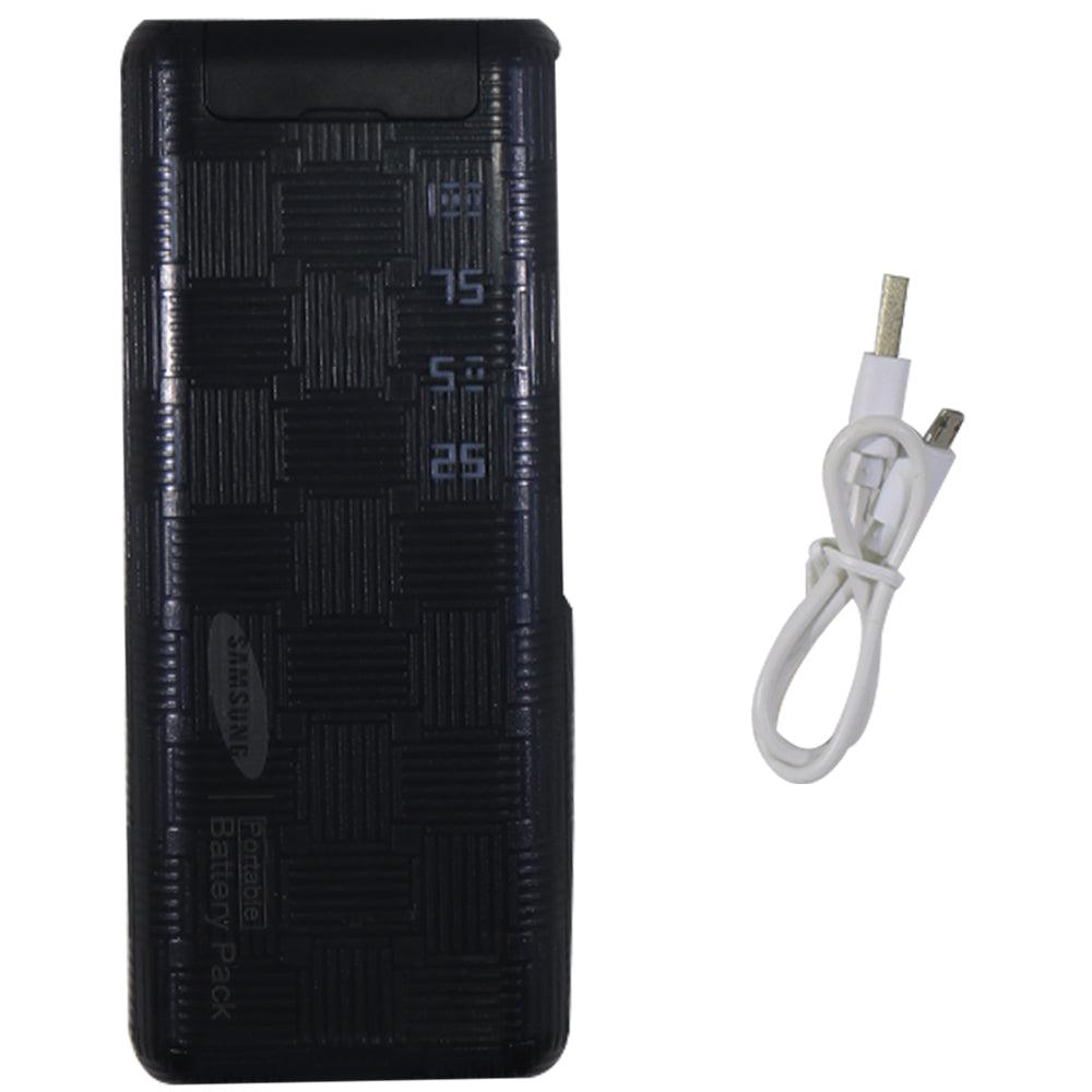 Portable Battery Pack 6000 mAh 3 USB PortsBlack