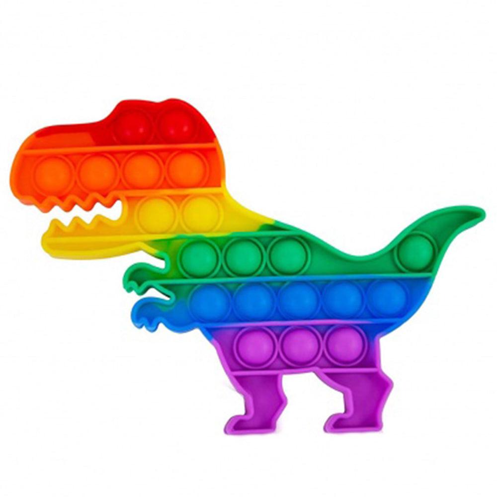 Rainbow Dinosaur Pop Bubble Fidget Toys / KC-278