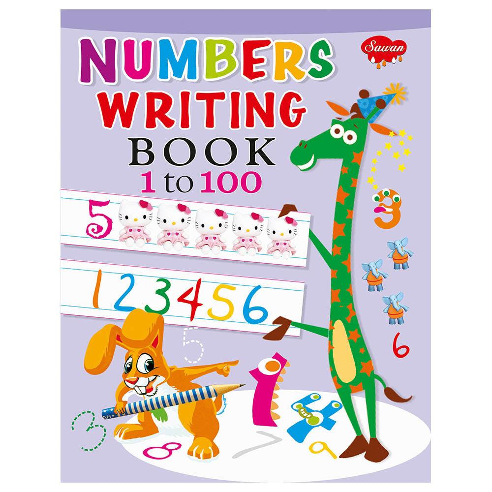 Sawan Numbers Writing Book 1 to 100