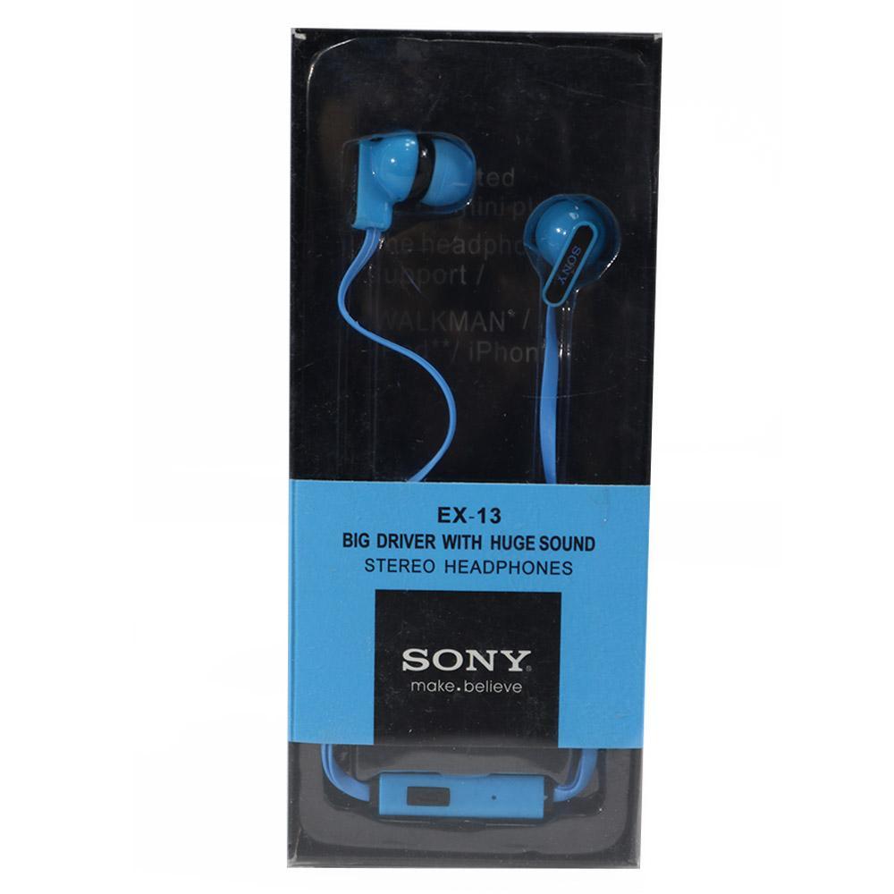 SONY EX-13 Stereo HeadphoneBlue