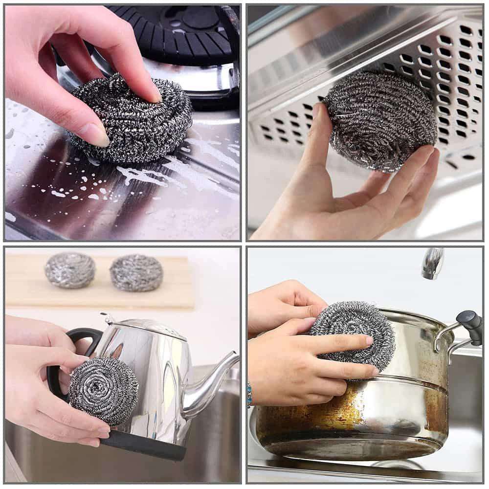 Star Dish washing Steel Scrubber 3 pcs pack