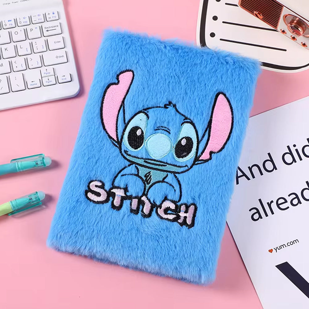 Stitch Plush NotebookBlue