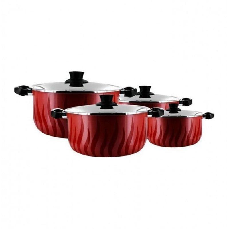 Tefal New Tempo Flame Set of 4 Pieces Dutch Oven 18/22/26/30 - C5489883