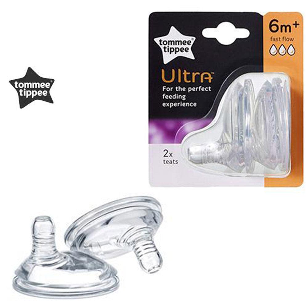 Tommee Tippee  Ultra Fast Flow Teat  2 Pack / 40156