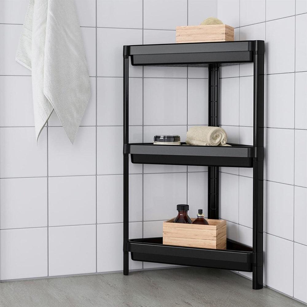 Triangle Shelving 3 Tiers Corner Organizer