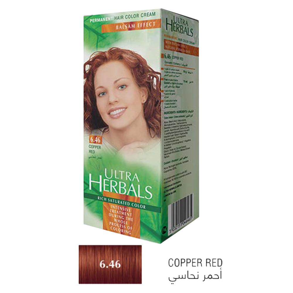 Ultra Herbals Hair Color Cream 6.46 Copper Red