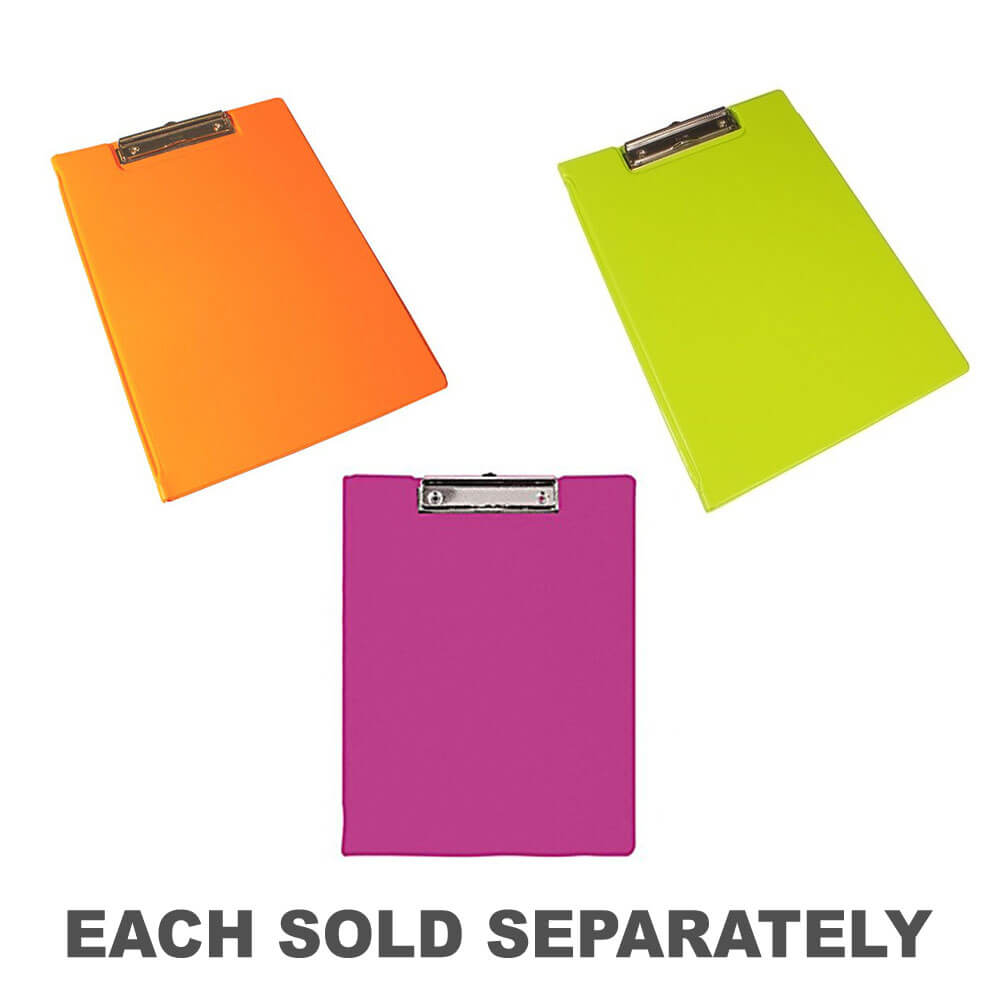 Bantex Plastic Clipfolder A4 (Fruit Colours)Grape