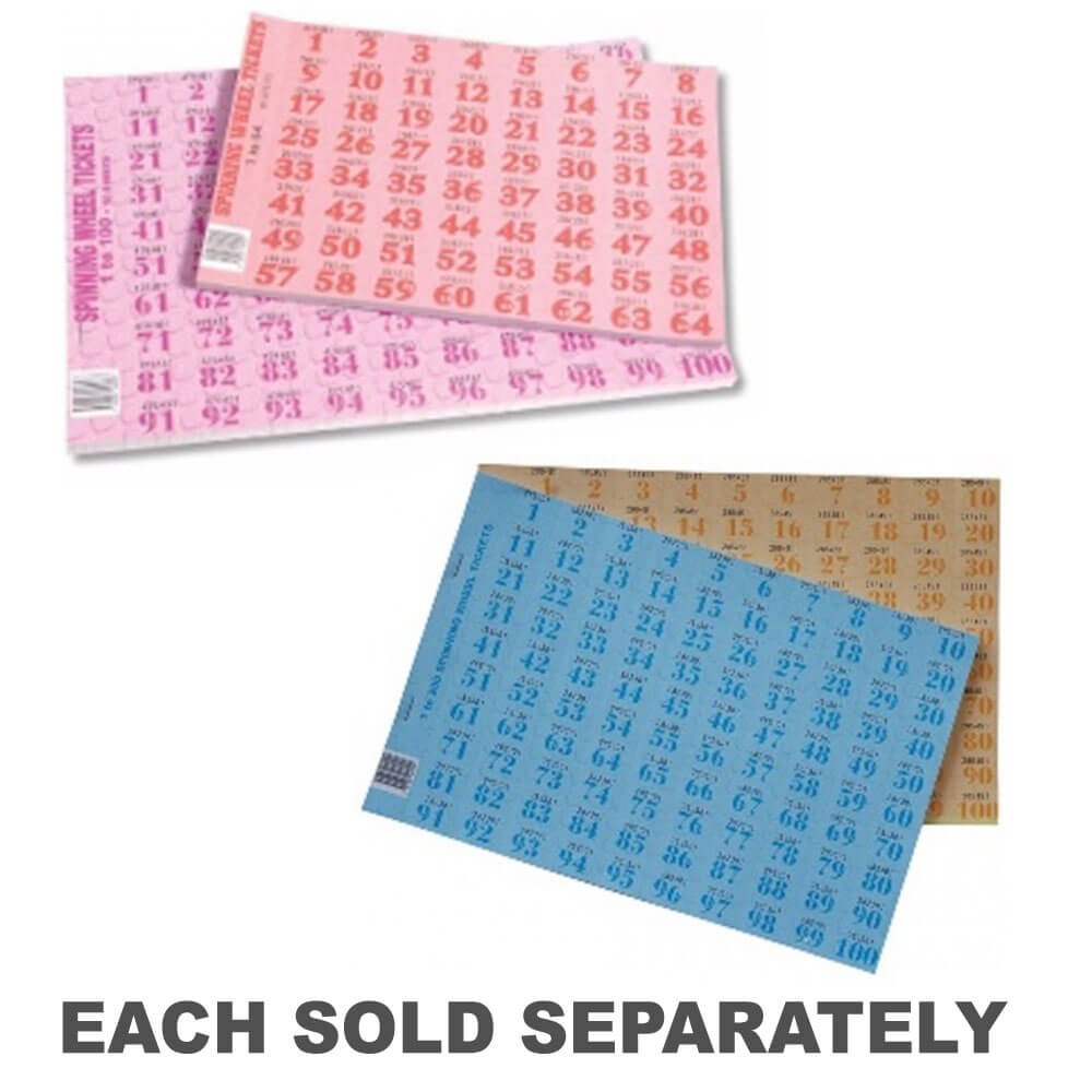 BSG Chocolate Wheel Tickets1-200 Pad