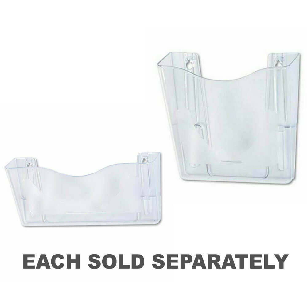 Deflecto Docupocket Wall File Pocket (Clear)Landscape