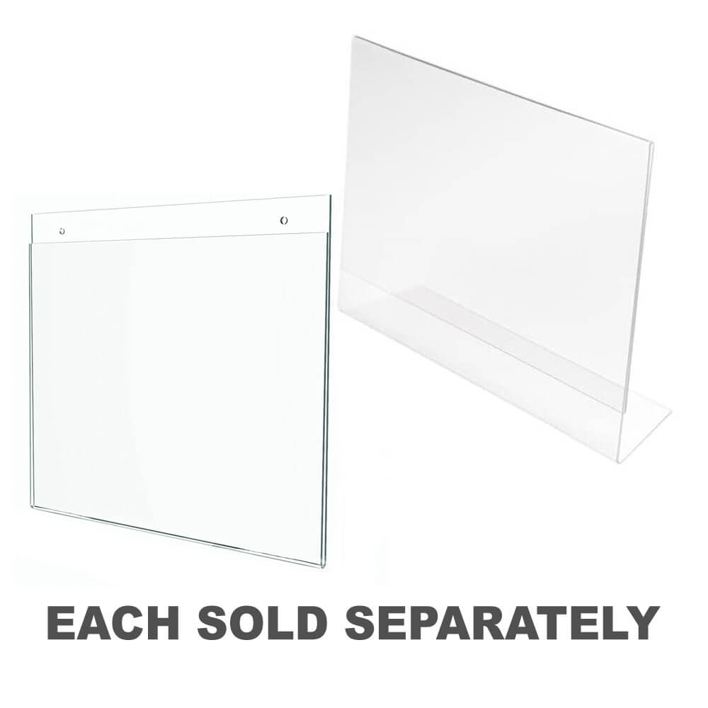 Deflecto Landscape Sign Holder A4Slanted