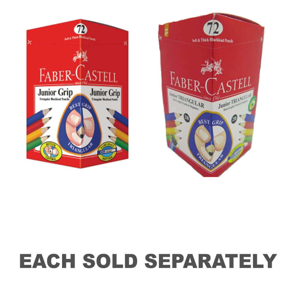 Faber-Castell Triang Grip Lead Pencil (72pk)2B