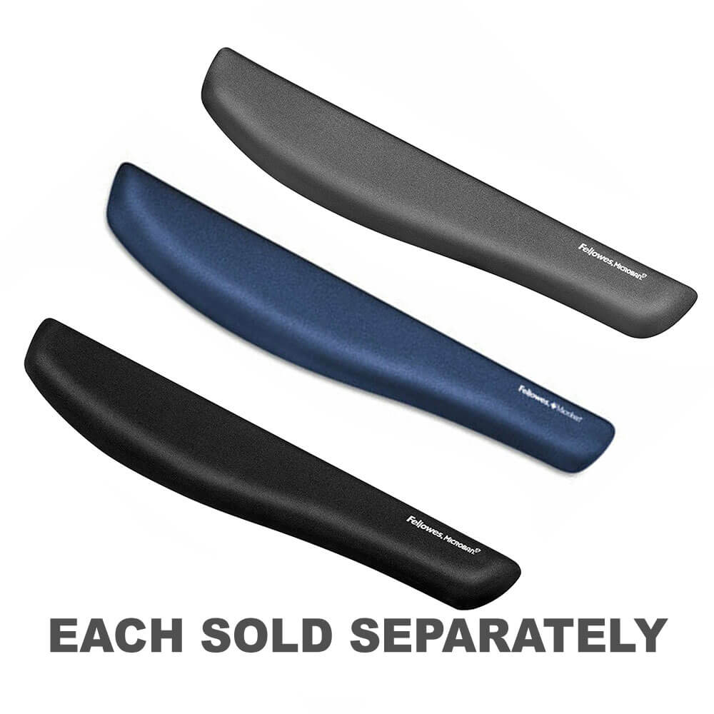 Fellowes PlushTouch Keyboard Wrist RestsBlack