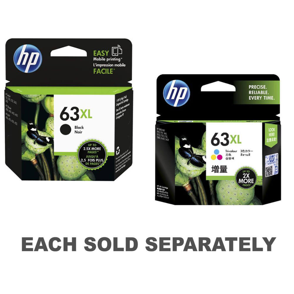 HP Inkjet Cartridge 63XLTri-Colour