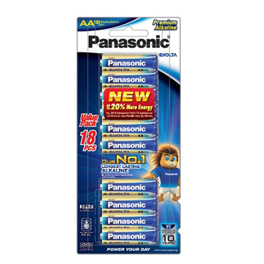 Panasonic Evolta AA Batteries (18 Pack)