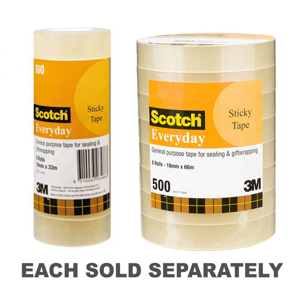 Scotch Sticky Tape (8pk)18mmx33m