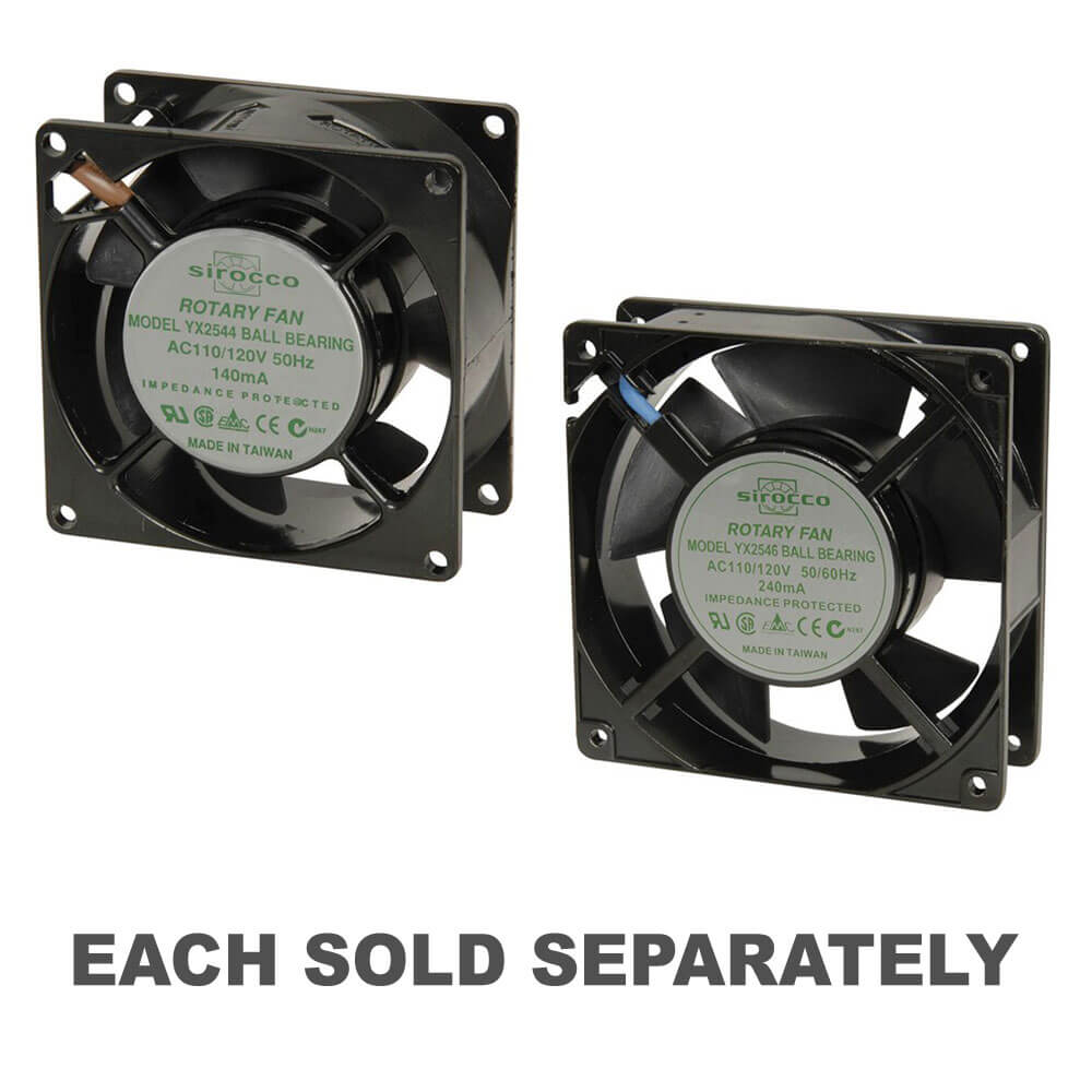 Sirocco Ball Bearing Fan (115VAC)120x120x38mm
