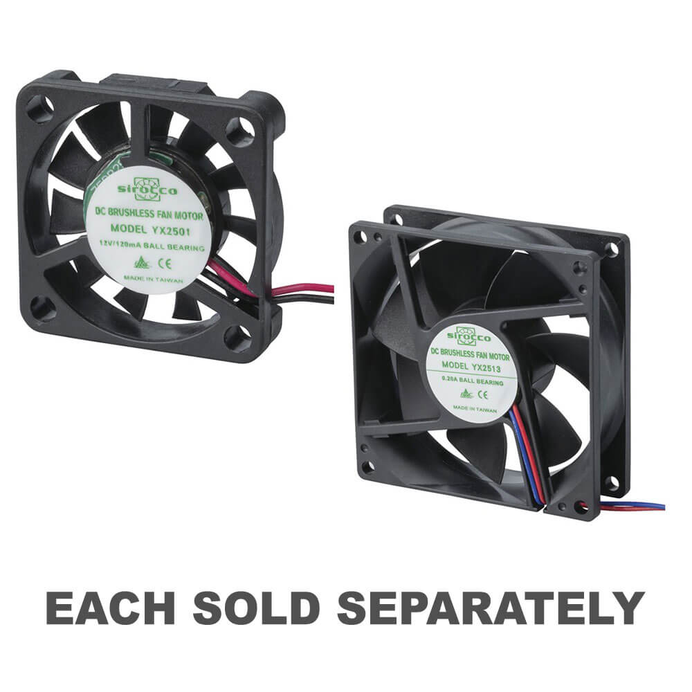 Sirocco Wire Ball Bearing Fan (12VDC)30x30x6mm