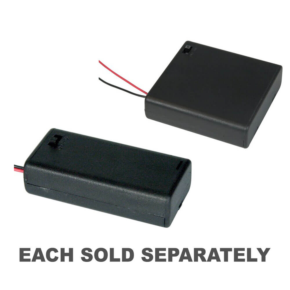 Switched Battery Enclosure (AA)2pcs Batteries
