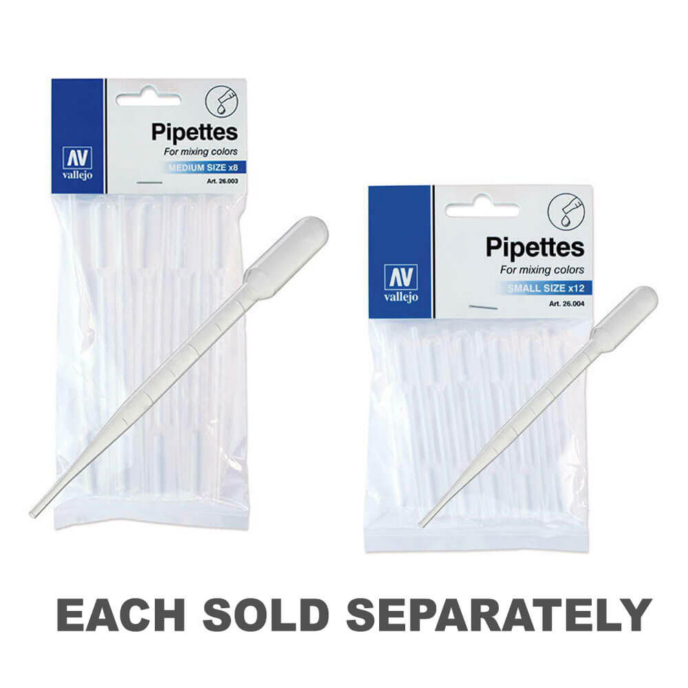 Vallejo Paint Tools Pipettes for Mixing ColorsMedium