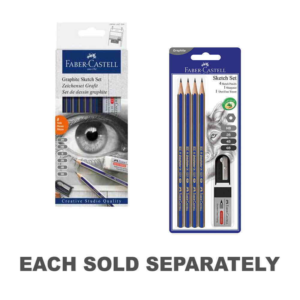 Faber-Castell Goldfaber Graphite Sketch Set6pcs Item