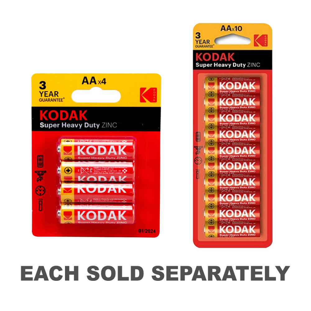 Kodak Super Heavy-duty Batteries (AA)10pk