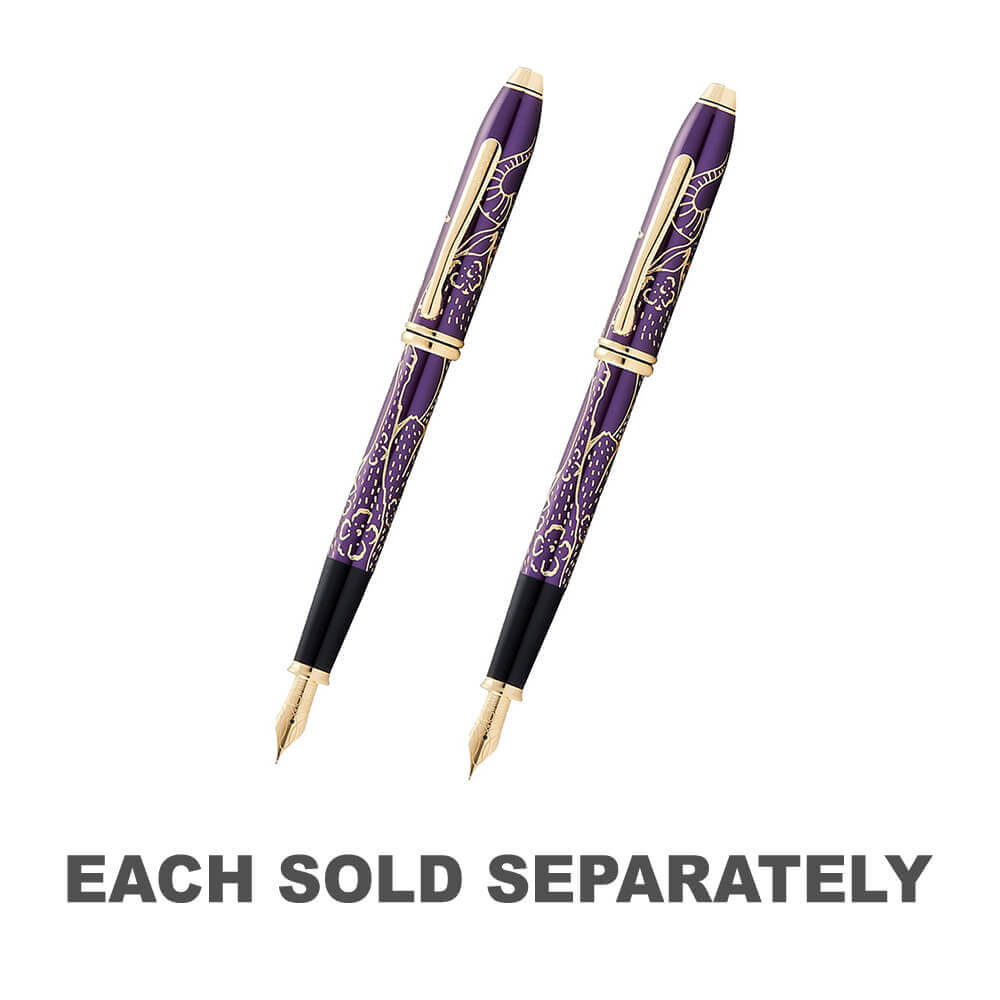 Townsend 23ct Year of the Ox Fountain Pen (Plum)Ox