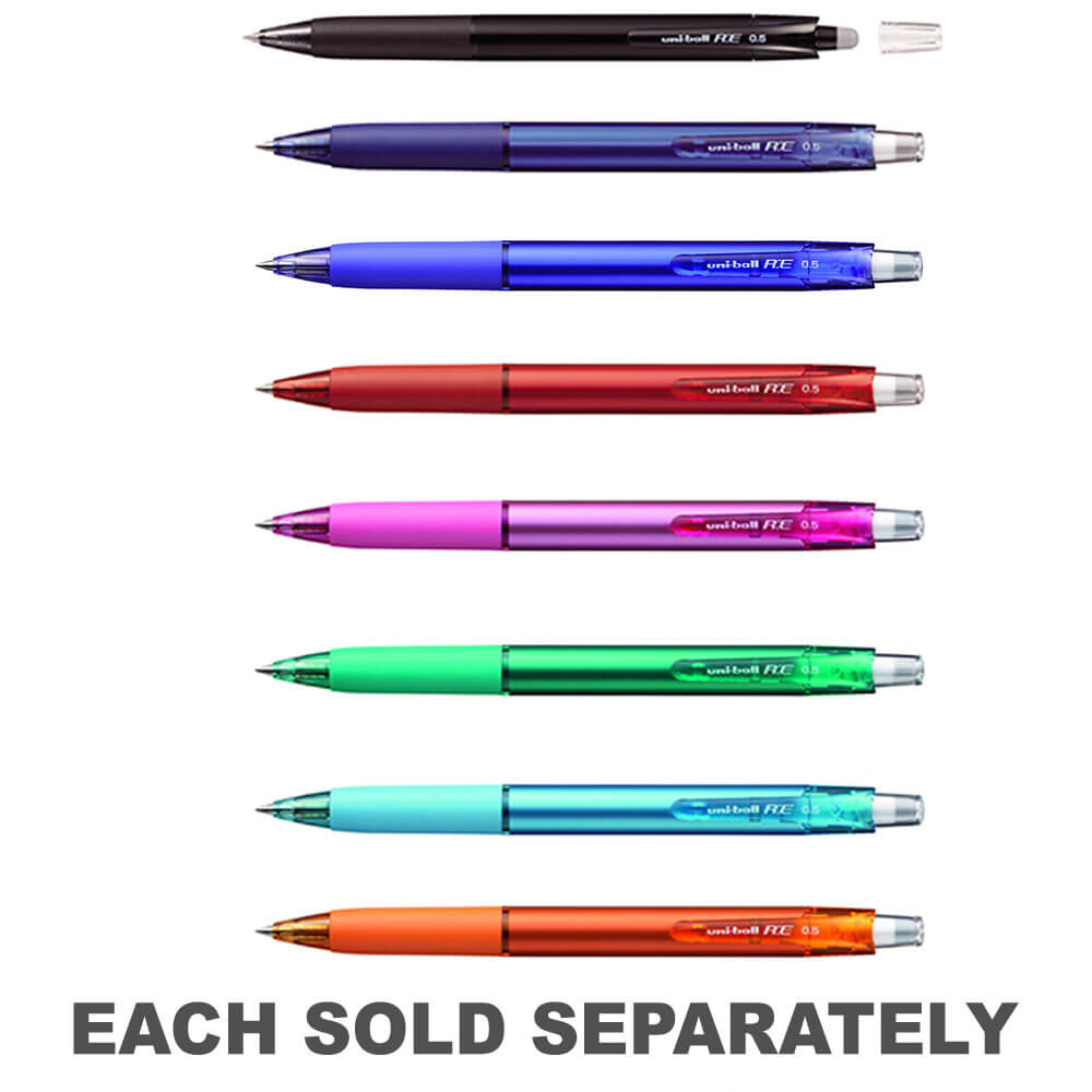 Uni-Ball Erasable Retractable Gel Ink Pen 0.5mmCobolt Blu