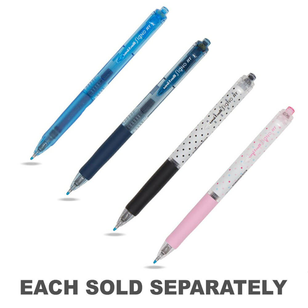 Uni Signo Retractable Rollerball Pen (0.38mm)Baby Pink
