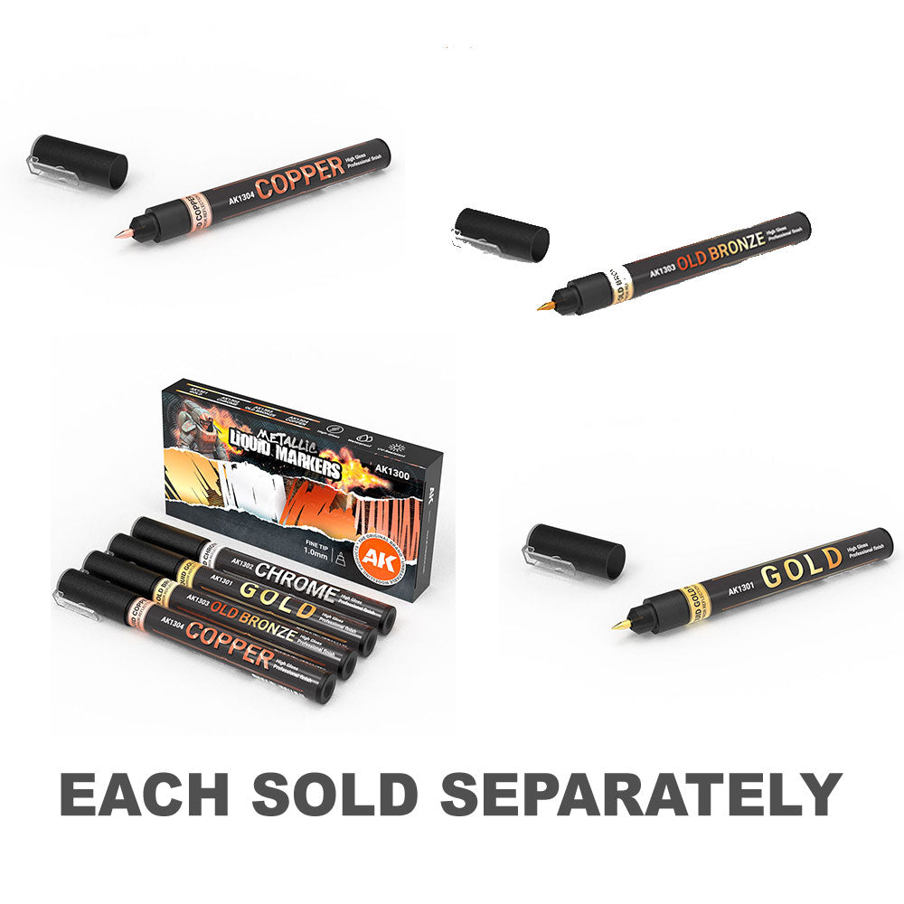 AK Interractive Metallic Liquid MarkerCopper