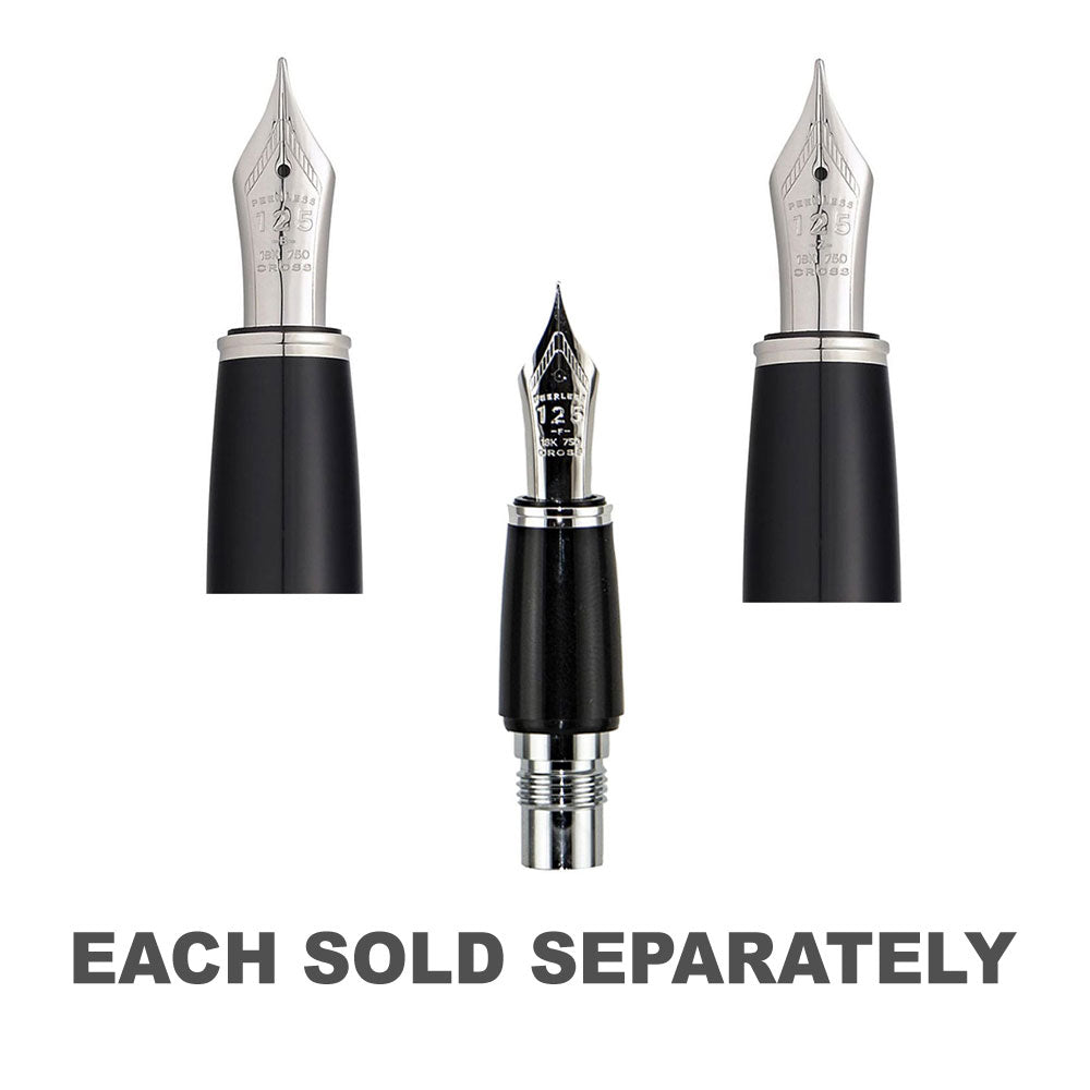 Cross Peerless 18k Gold/Rhodium Plated NibExtra Fine