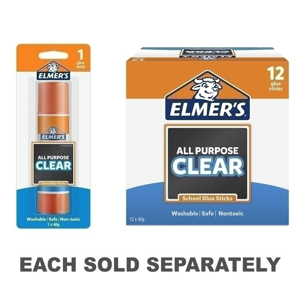 Elmers All Purpose Glue Sticks 40gBox of 12