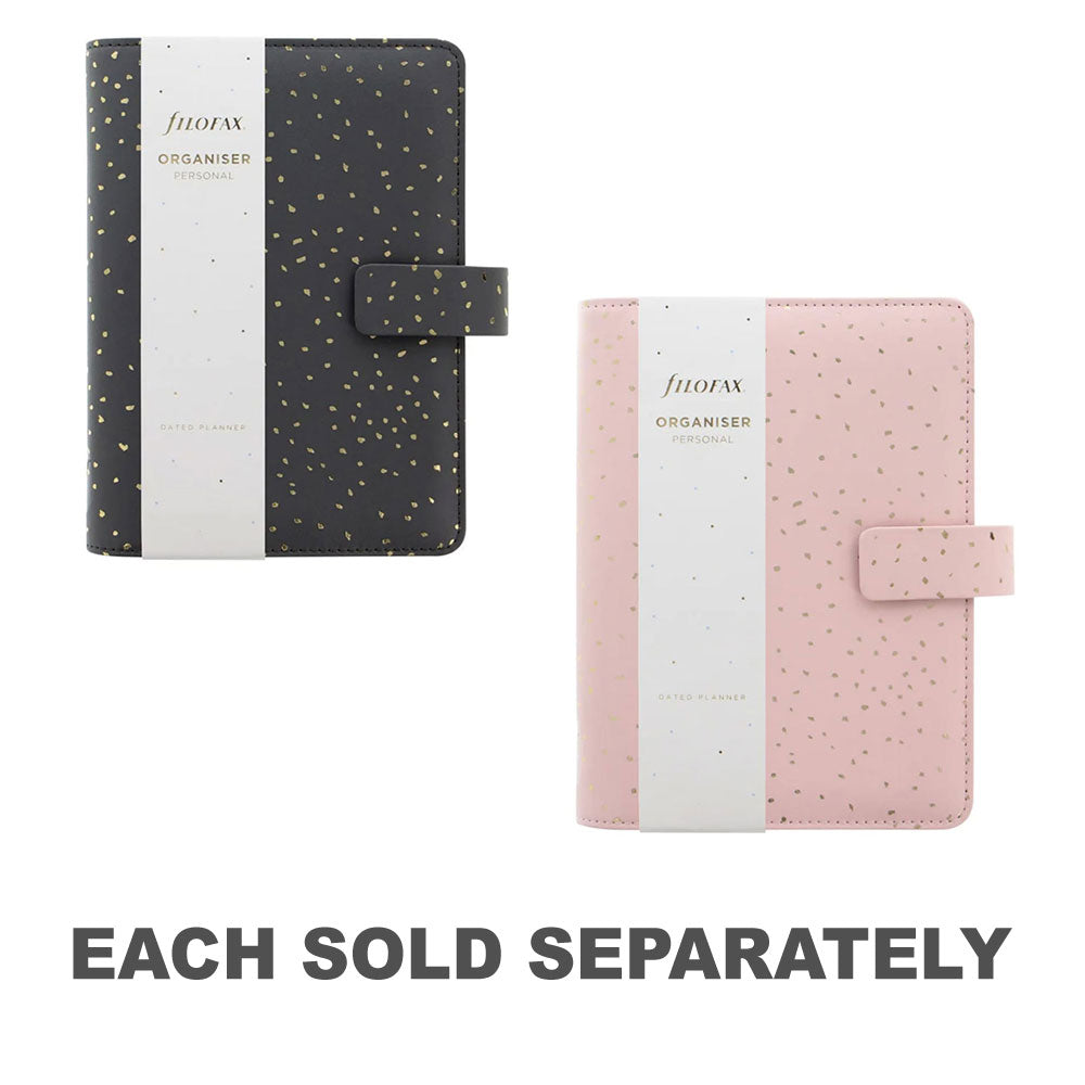 Filofax Confetti Personal OrganiserCharcoal