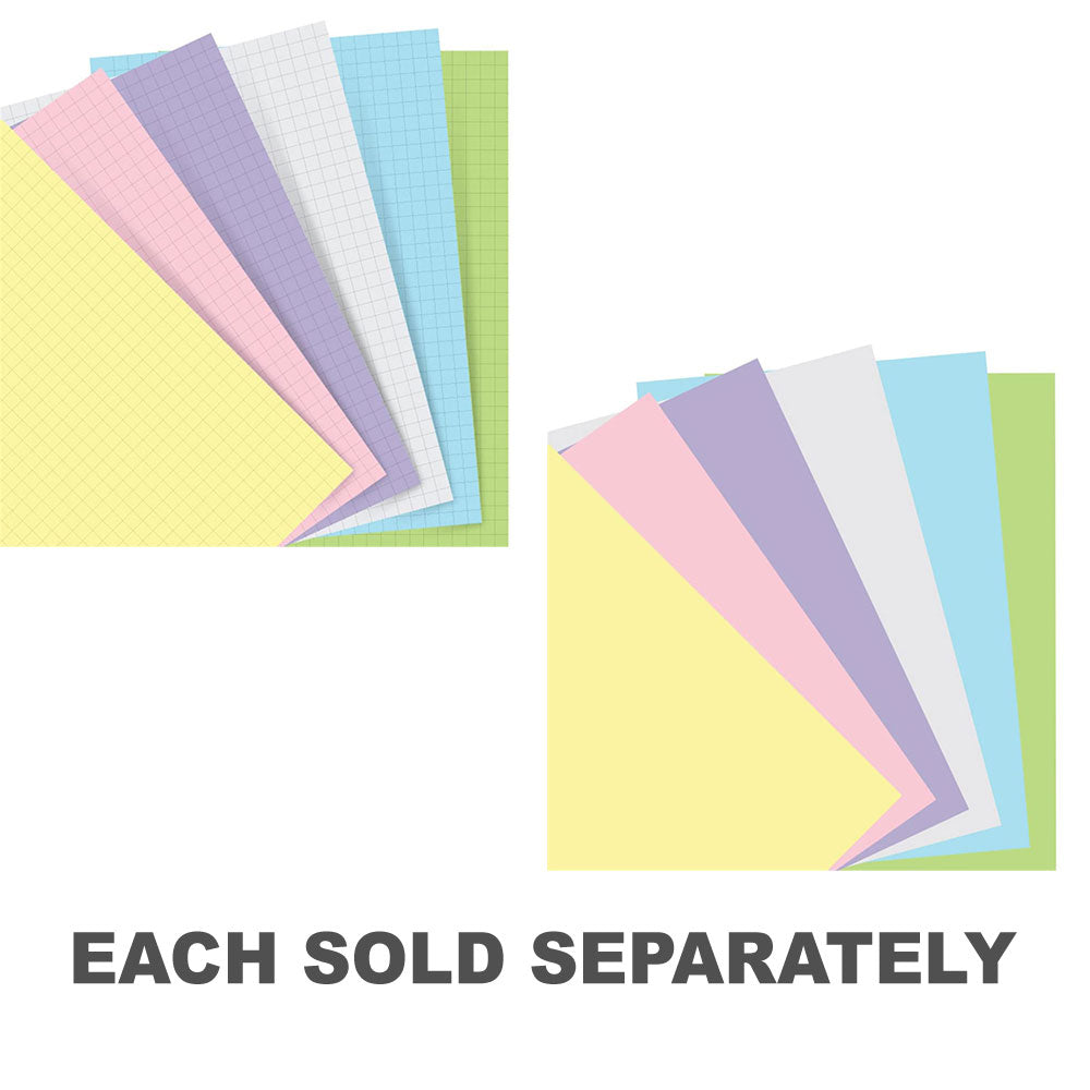 Filofax Pastel Personal Notepaper Refill 60pkSquared